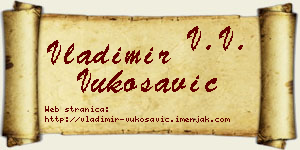 Vladimir Vukosavić vizit kartica